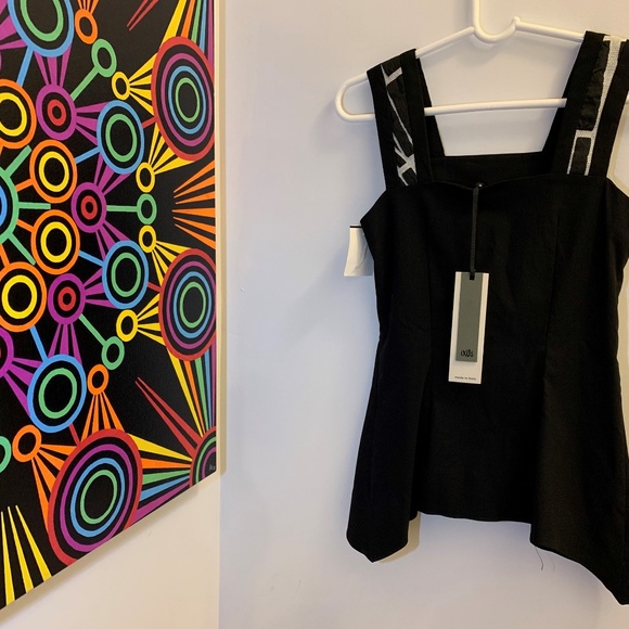 IXOS Black tanks/camisoles,3D design, - Picture 2 of 4